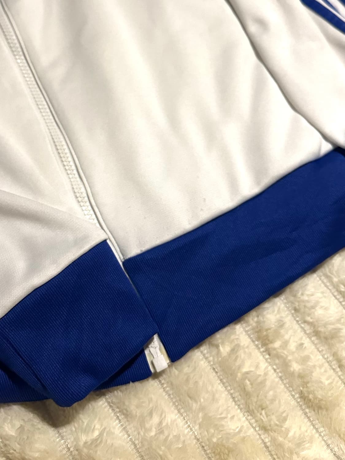 아디다스 첼시 빈티지 흰파 화이트 블루 파랑 트랙탑 저지 져지 집업 상품이미지2