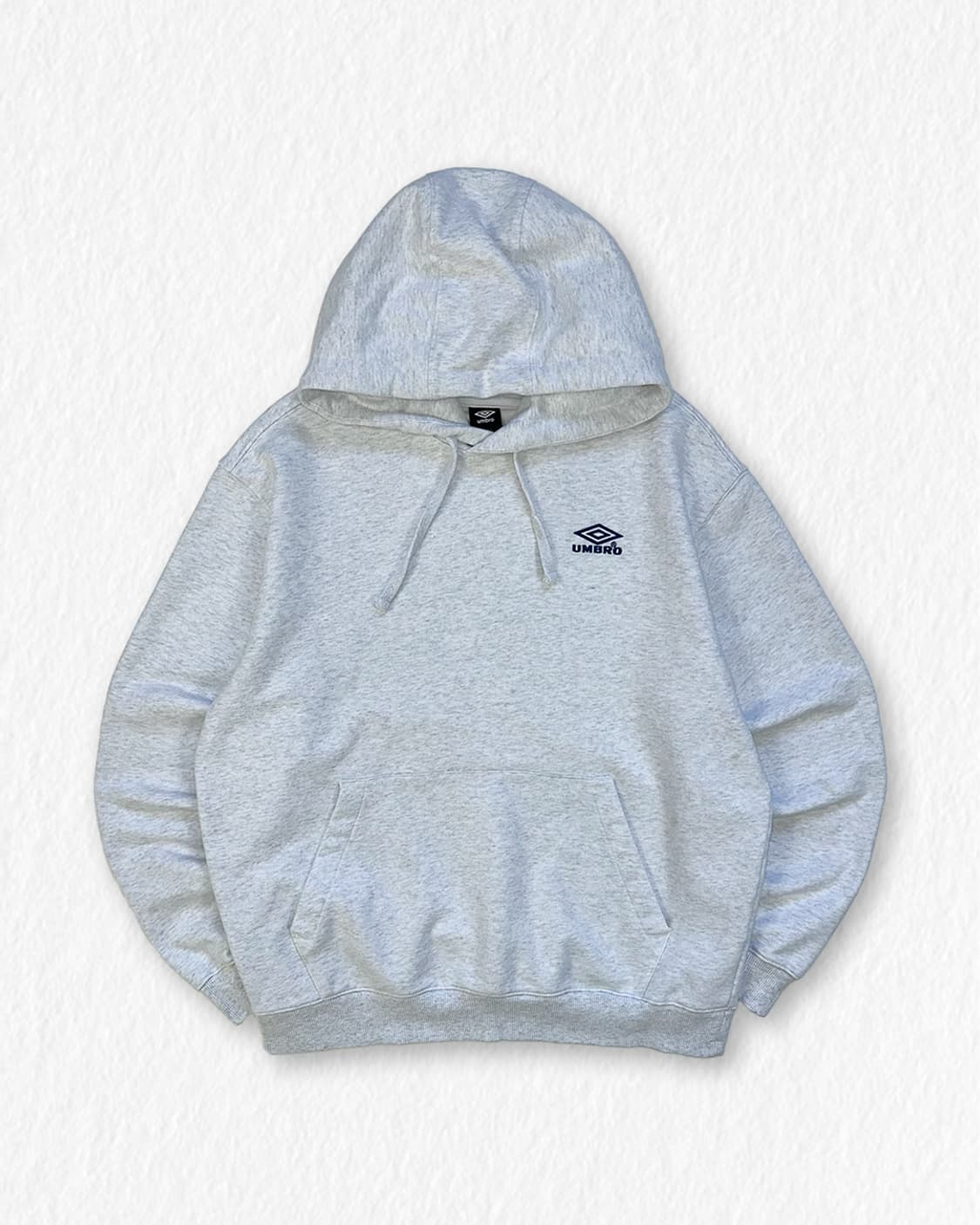 엄브로 화이트멜란지 후드티 상품이미지1