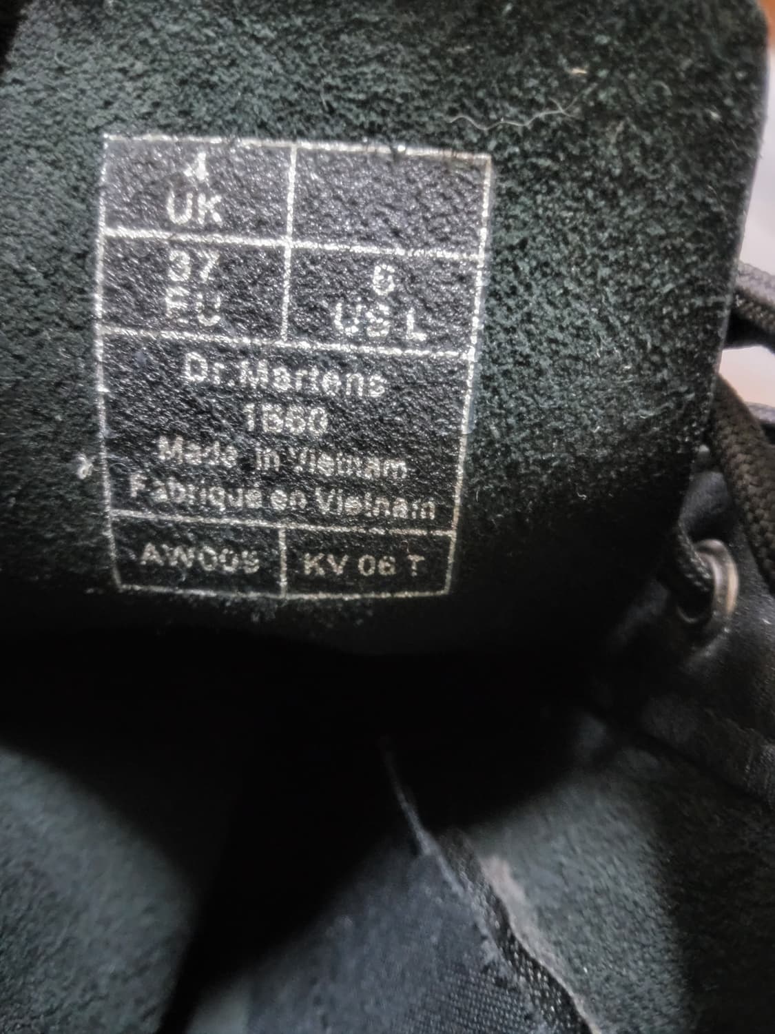 닥터마틴 1B60 20홀 부츠 230사이즈  상품이미지2