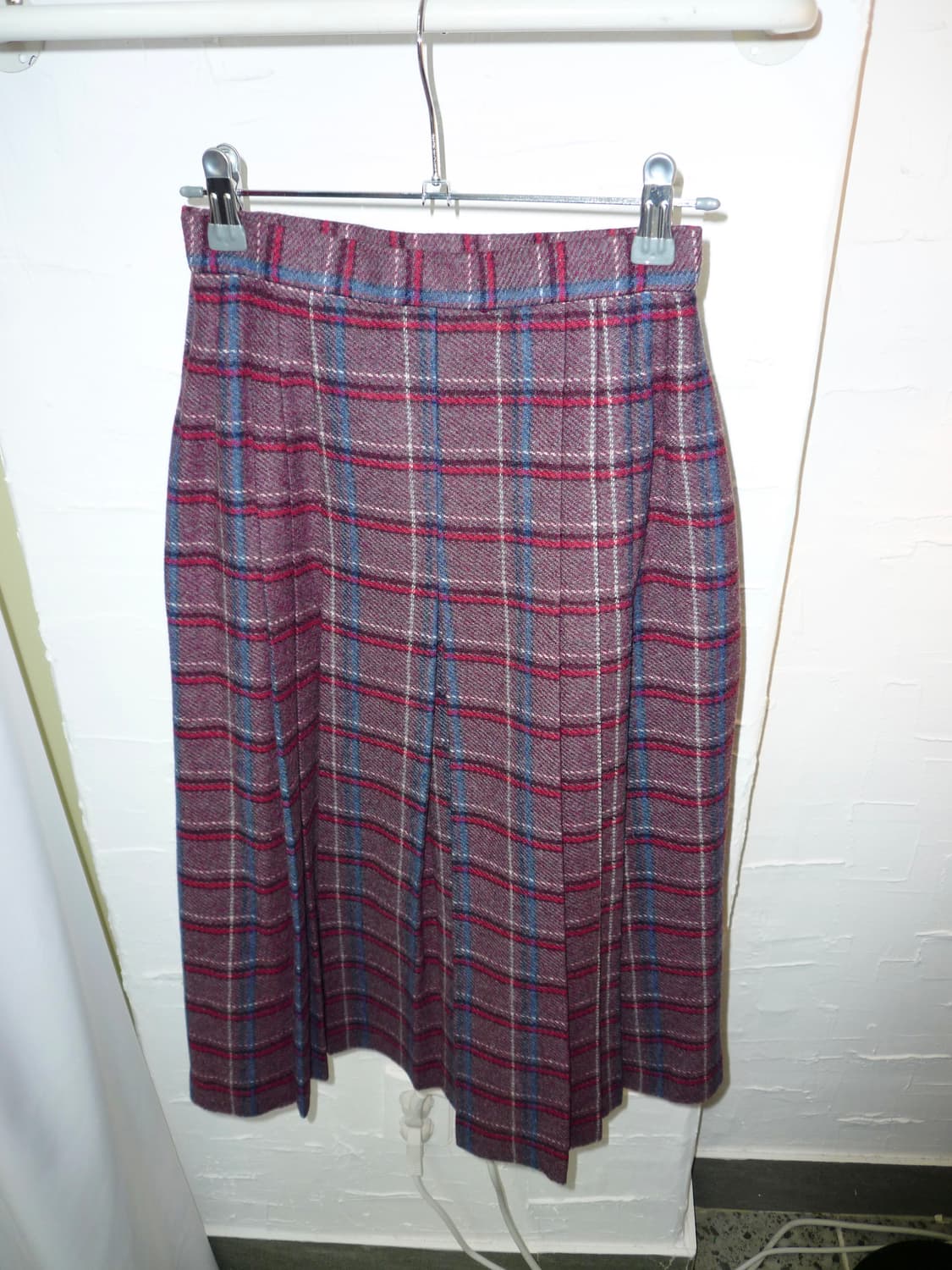 plum check tartan skirt 상품이미지5