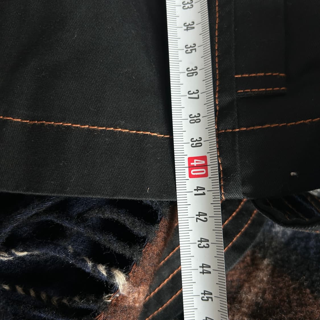 로에베 블랭킷 트렌치코트 체크 배색 36 상품이미지9