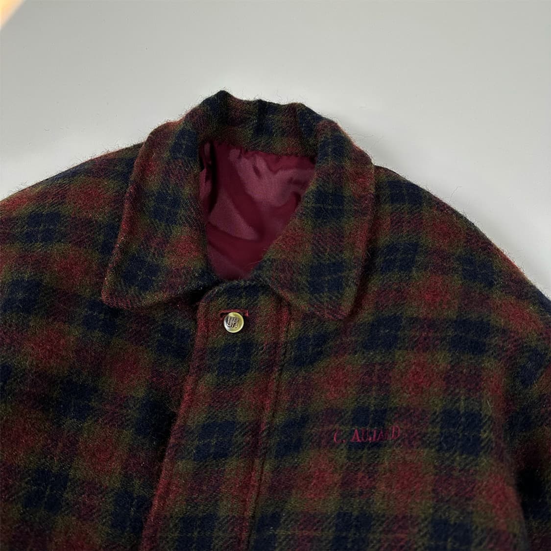 크리스찬어워즈 울 체크 블루종 상품이미지3