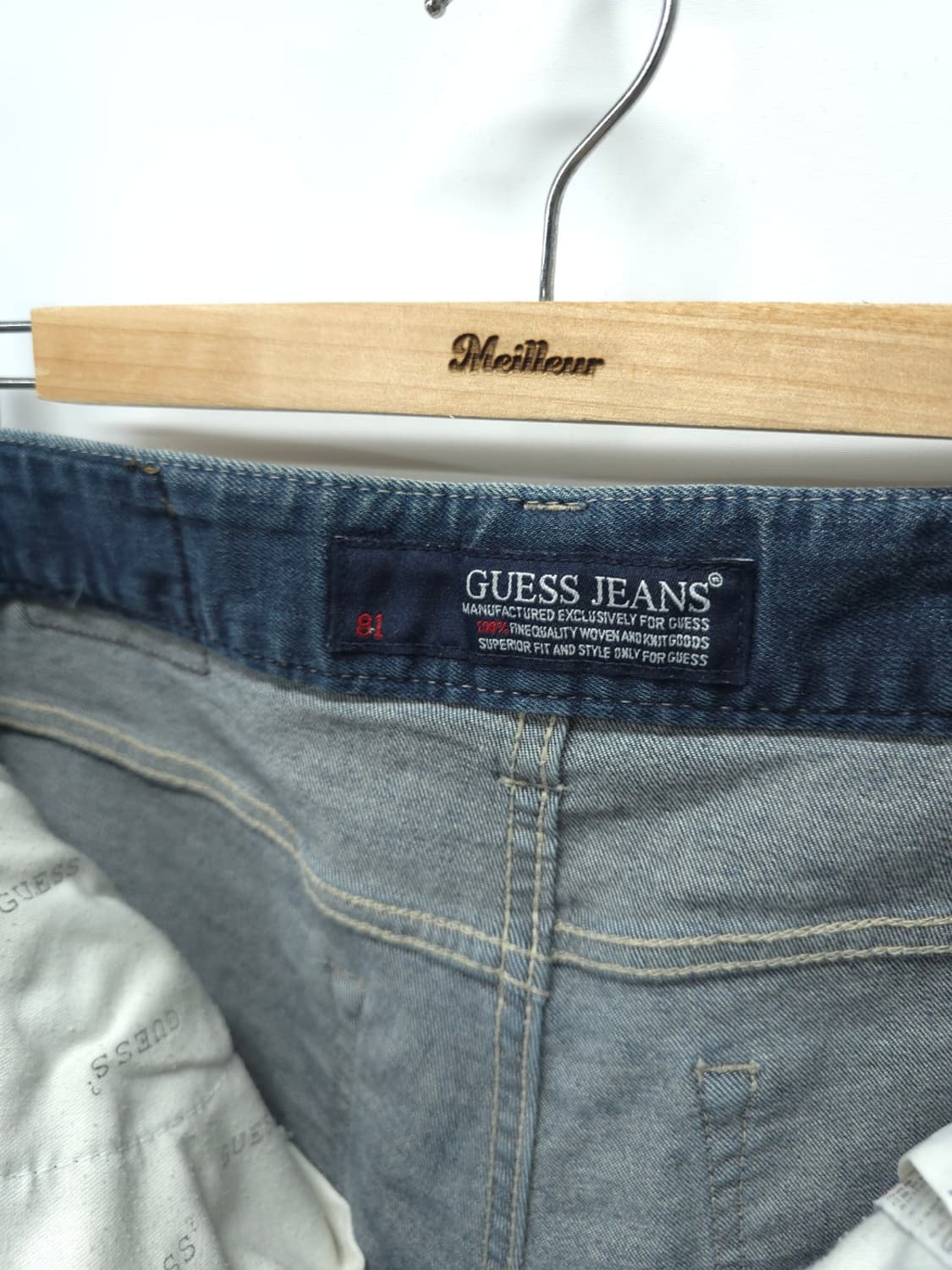 ​게스(GUESS) 다크블루 스트레이트 데님 팬츠(30) 상품이미지10