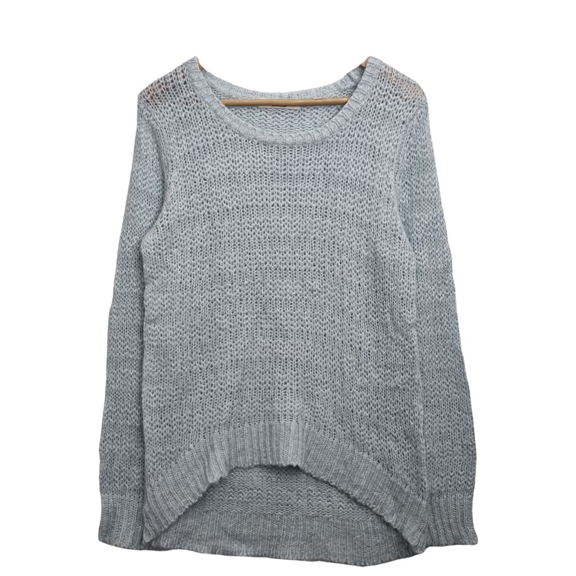 ikka  라이트 블루 펀칭 니트  상품이미지1