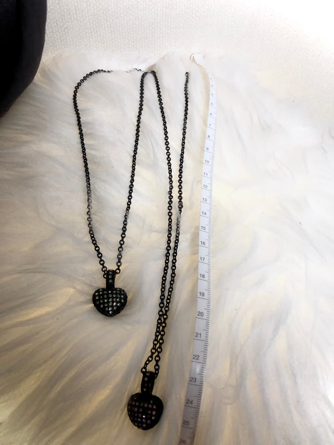 빈티지 목걸이 하트큐빅 vintage y2k 펑크 상품이미지2