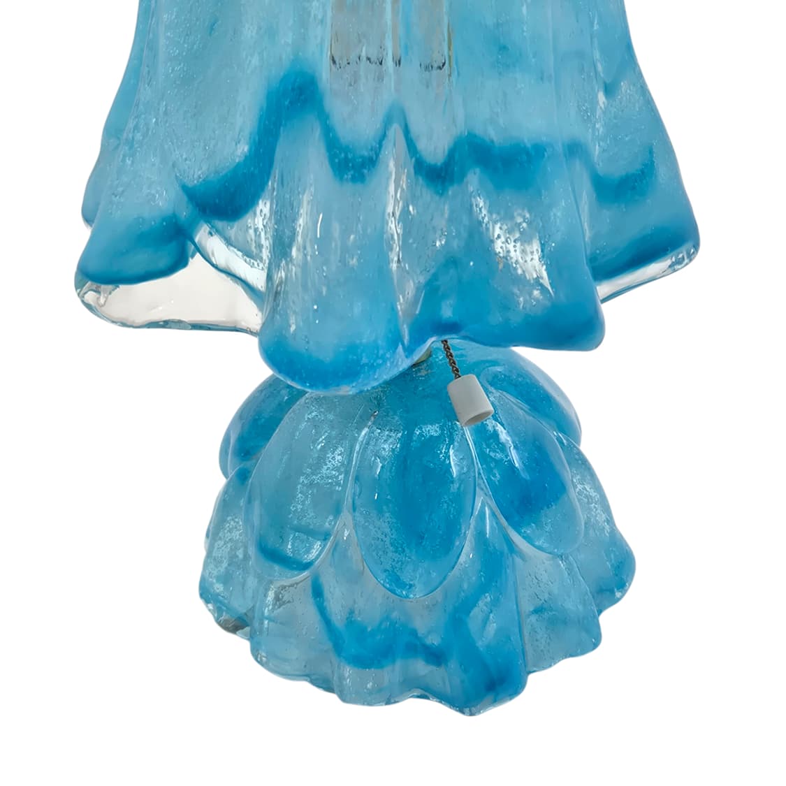 60s 이와타 아트글라스 스카이 마블 엔틱 빅 램프 상품이미지4