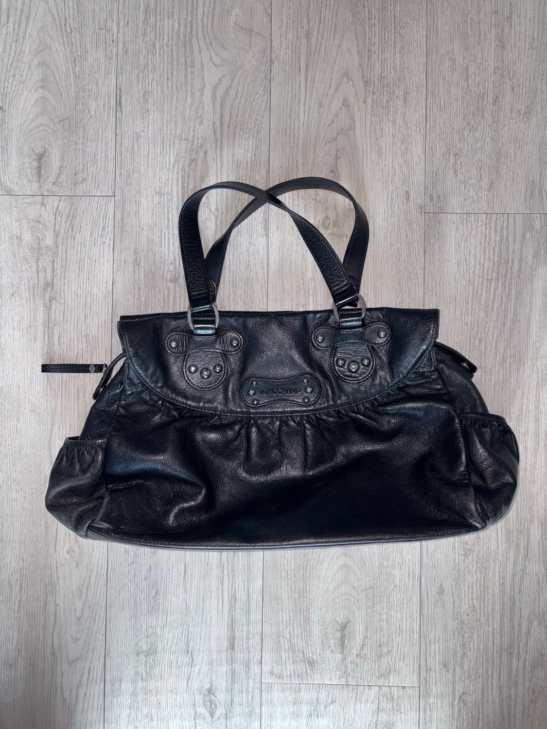 LONGCHAMP 롱샴 빈티지 레더 숄더백 상품이미지1