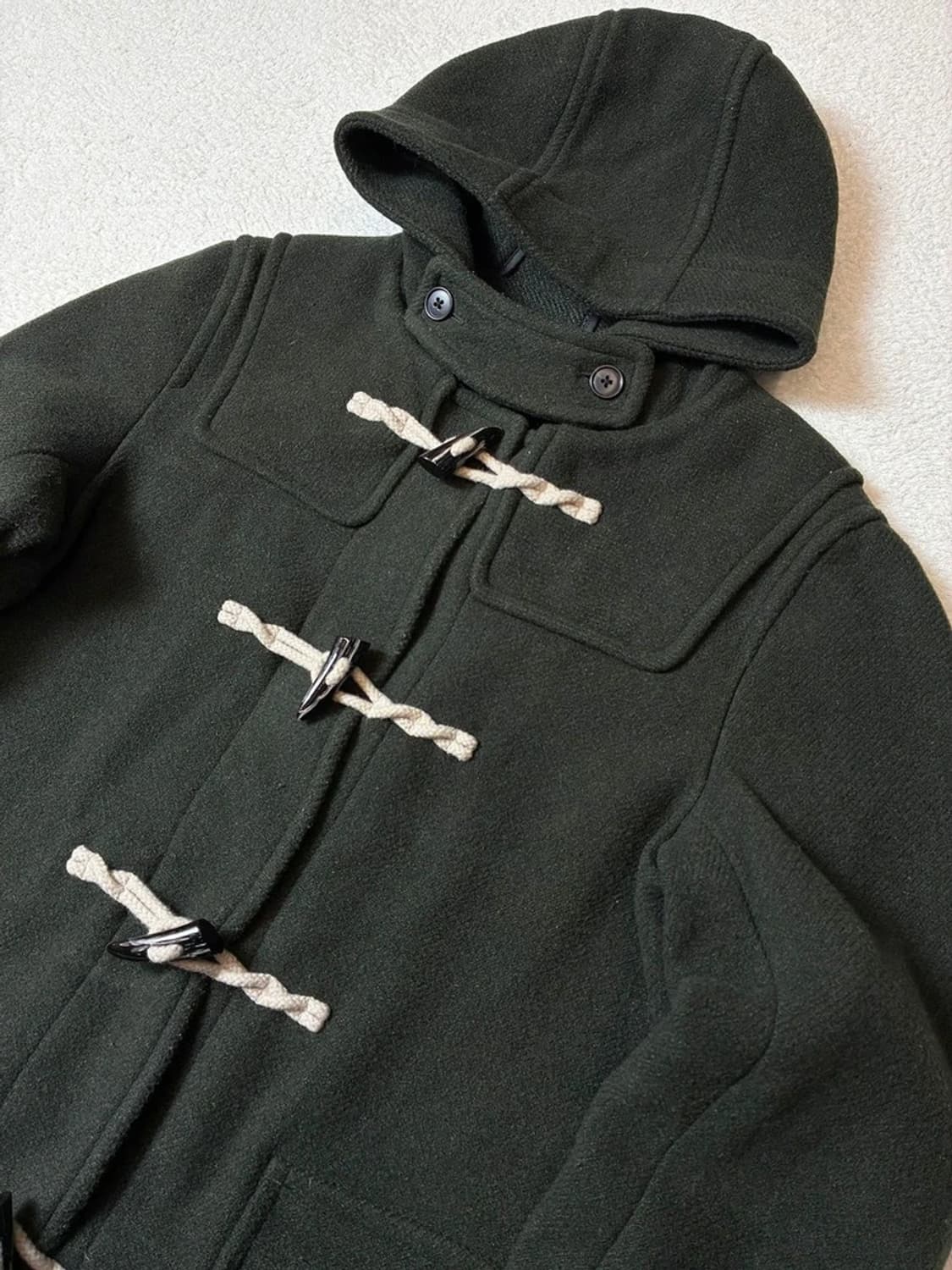 유니클로 울 시그니처 더플 후디 코트 PN7204 상품이미지2