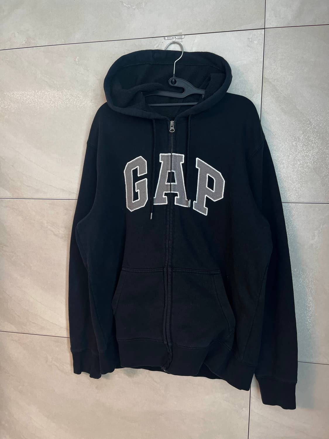 GAP 갭 후드집업 블랙 [L size]  상품이미지3