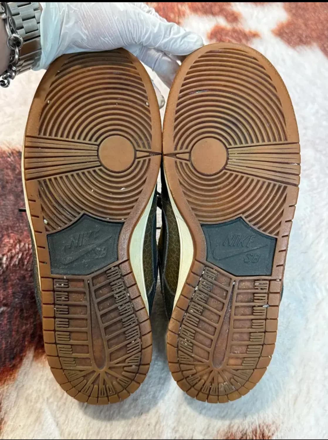 나이키 Nike SB 덩크 로우 지라프 브라운 265mm 상품이미지3