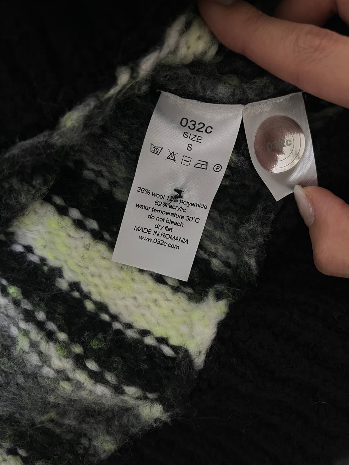 032c 픽셀 가디건(size s) 상품이미지3