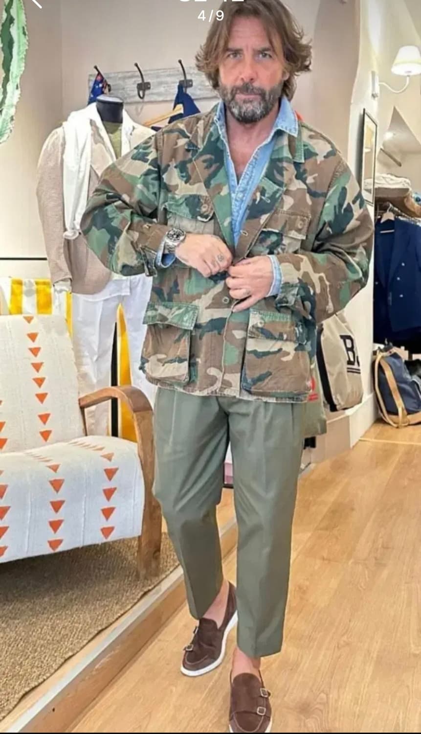 빈티지 US 마린 카모 bdu자켓 상품이미지8