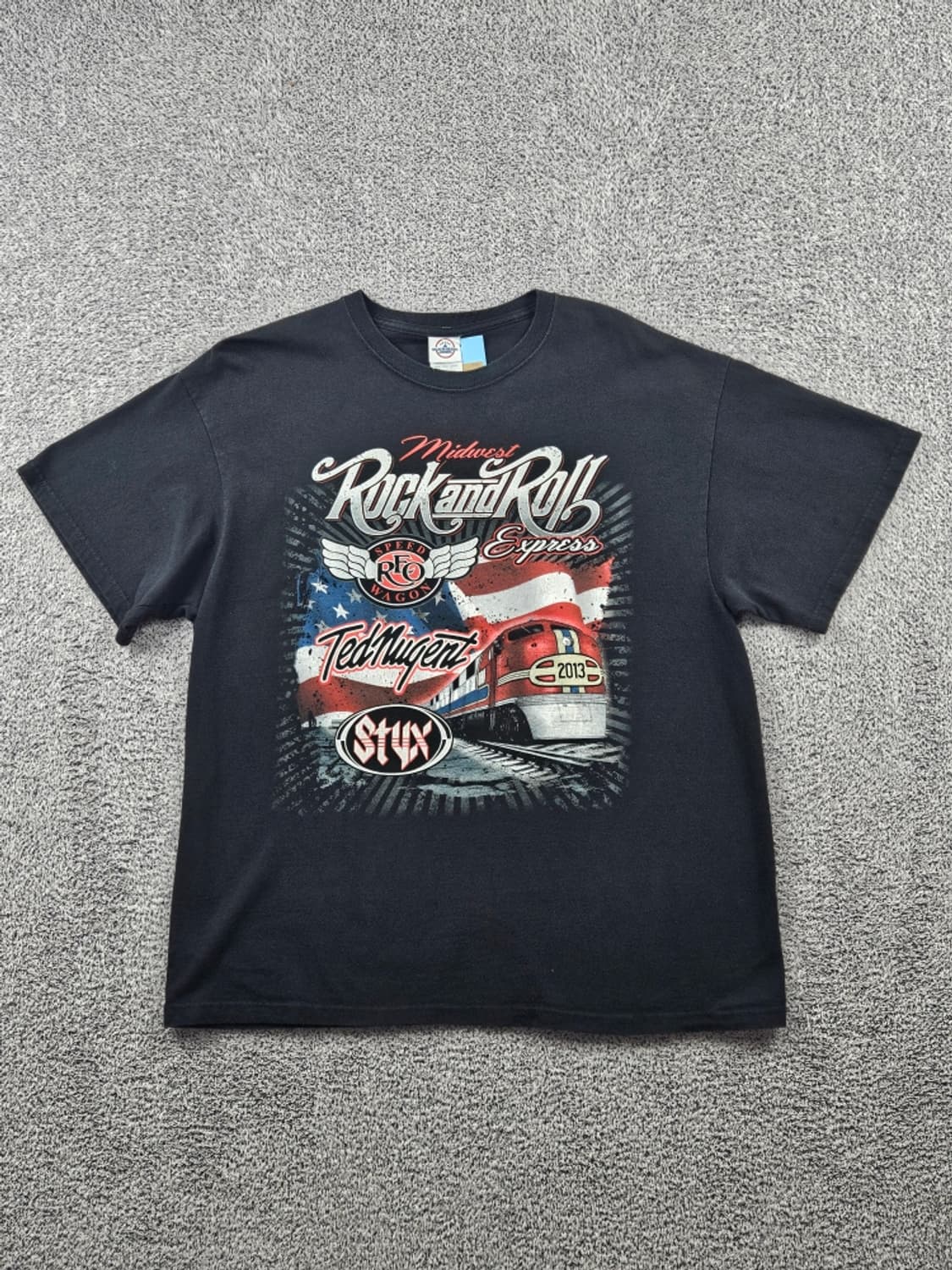 델타 미드웨스트 락앤롤 투어 반팔 티셔츠 ( XL ) / 11386 상품이미지2