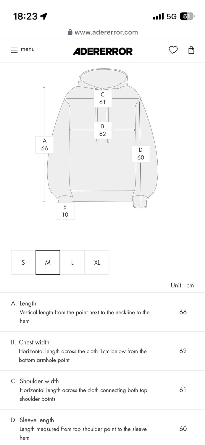 아더에러 9주년 후드티 블랙 상품이미지5