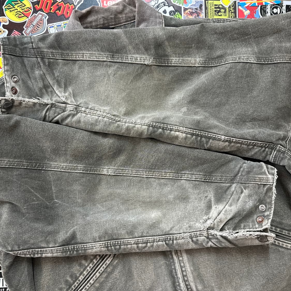 00s USA 칼하트 J97 MOS 샌드스톤 디트로이트 자켓 XL-R 상품이미지5