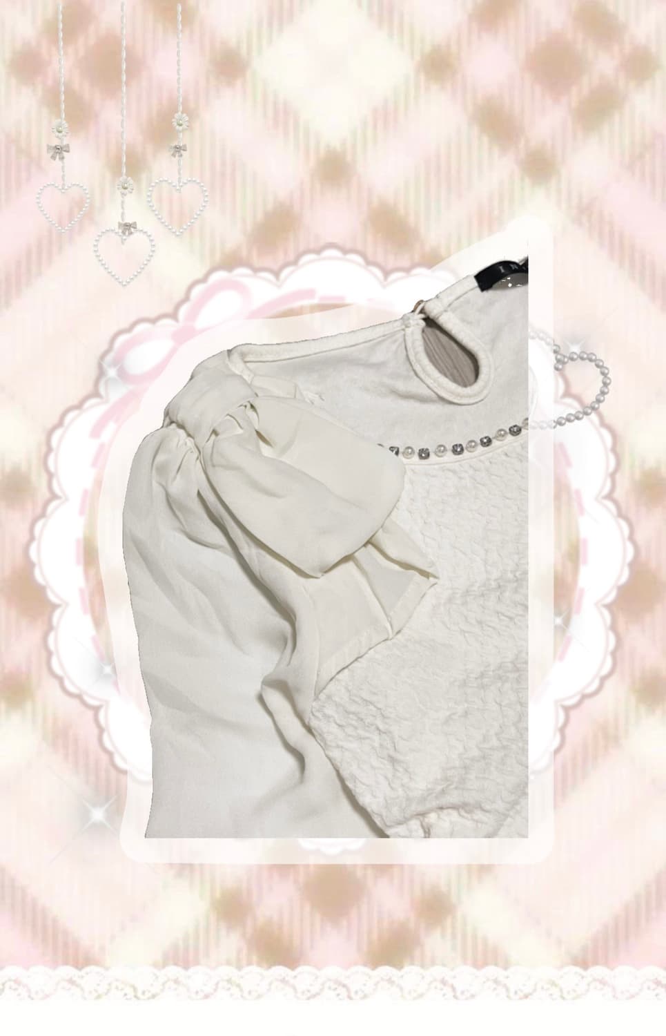 이시하라 사토미 세트 룩 핑크라떼 반코트 잉그니 리본 로걀탑 상품이미지5