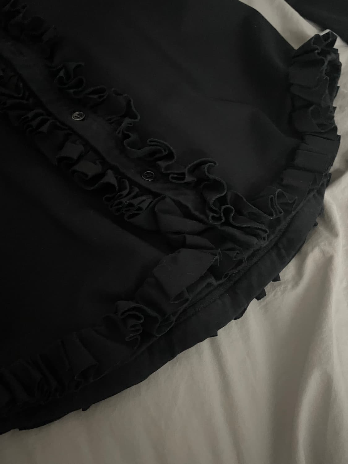 Noir Kei Ninomiya ruffle cardigan S 상품이미지4