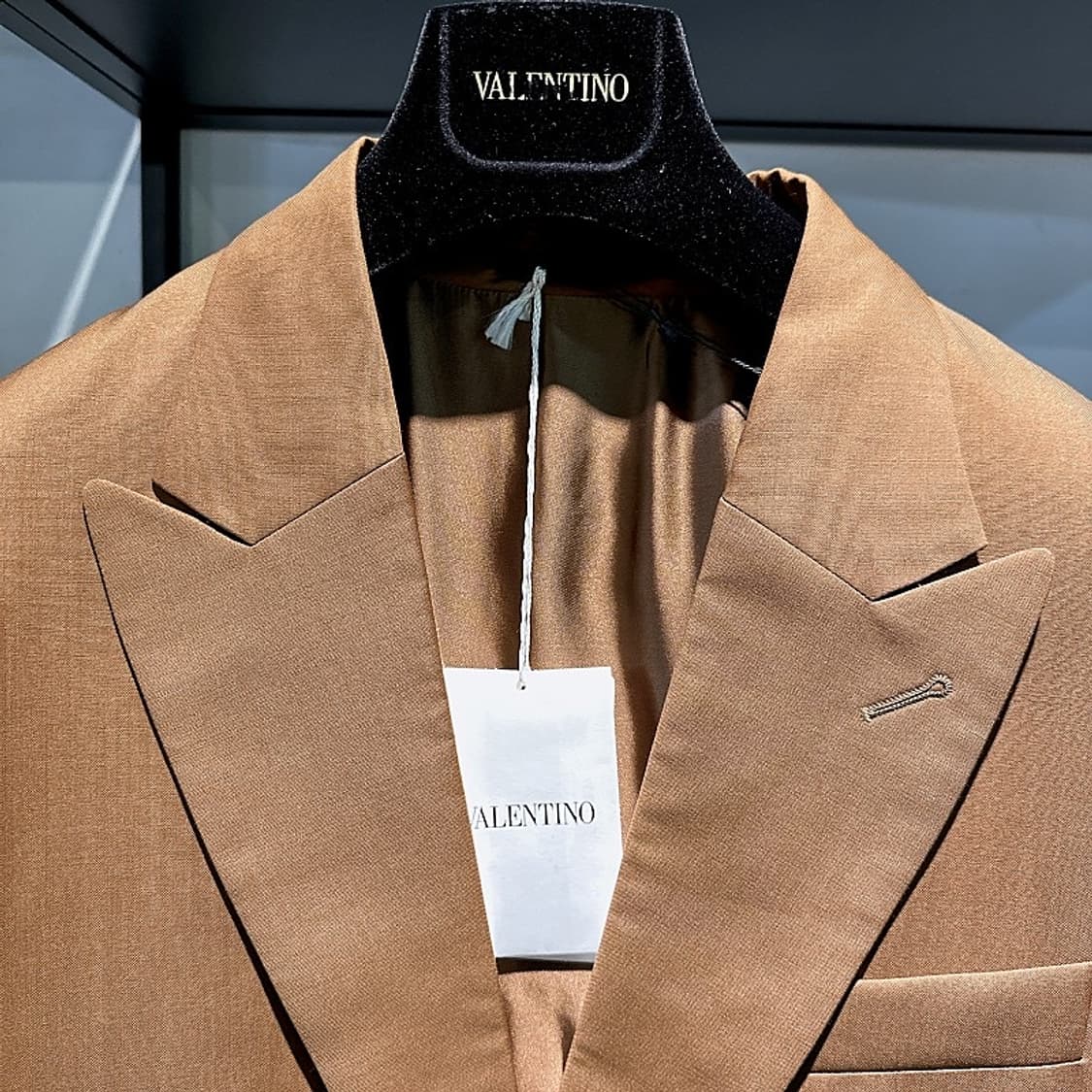 발렌티노 남성 브라운 울 싱글 자켓 85% 상품이미지2