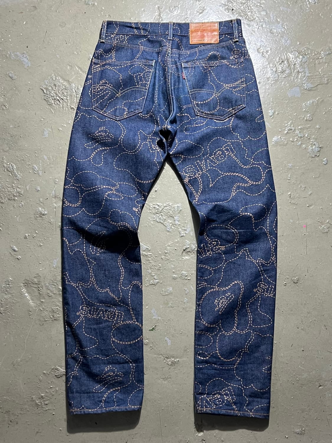 Bape Levis 501 Denim Pants 상품이미지6