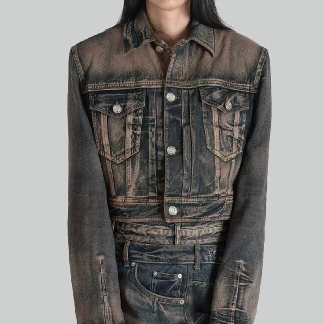 (구매) 준지 24fw 데님 자켓 상품이미지1