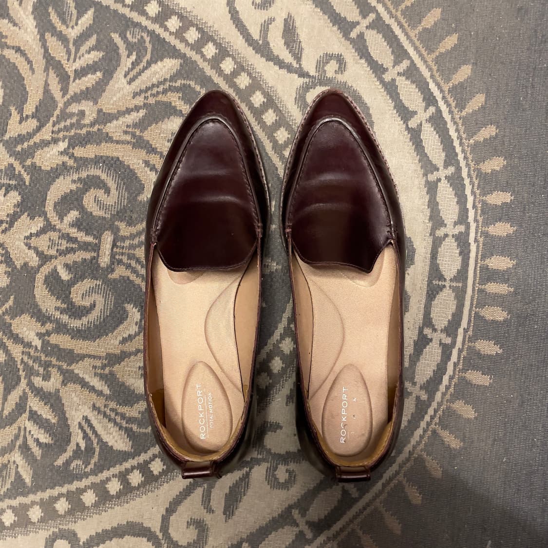 락포트 (우먼) 브라운 레더 로퍼 상품이미지4