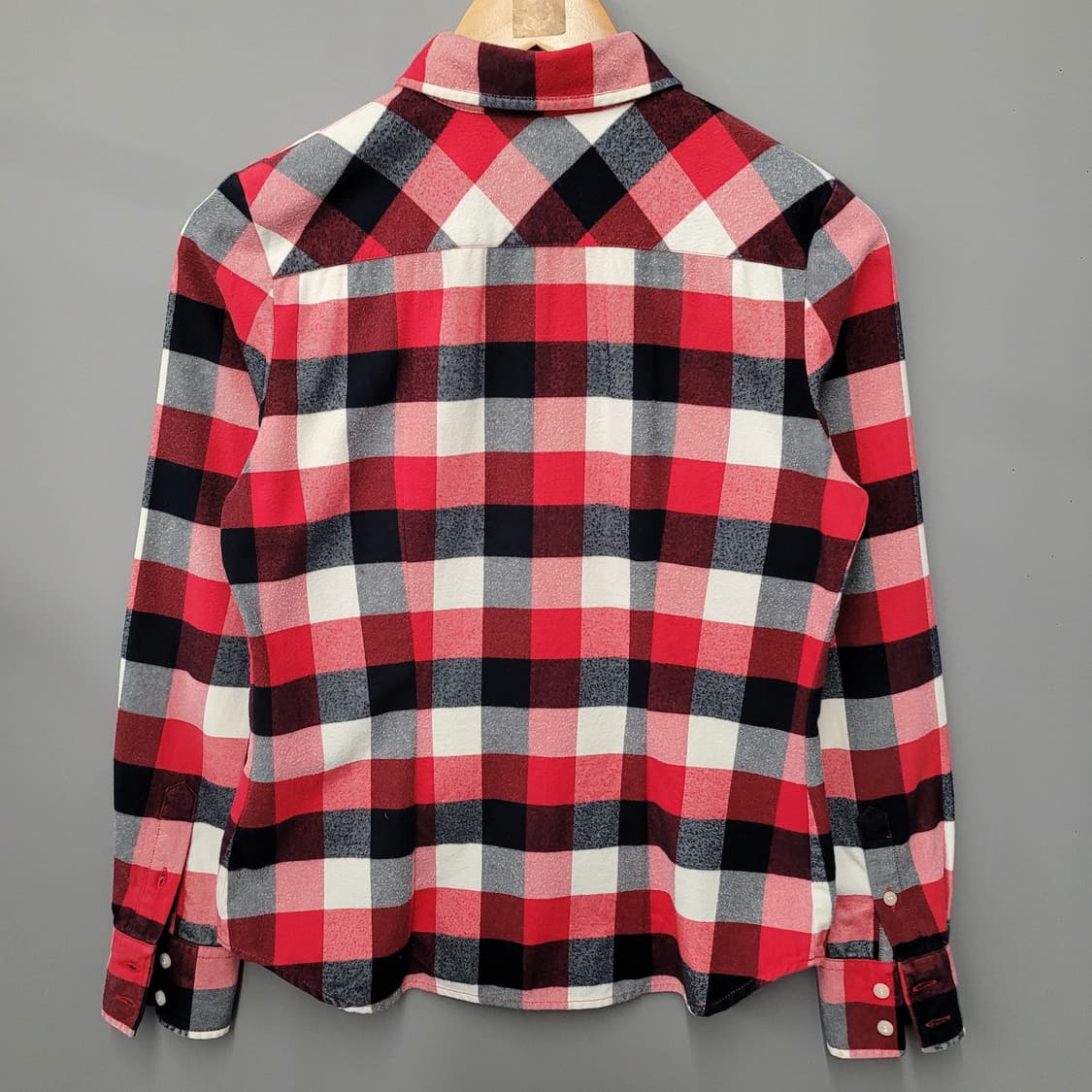 Lacoste 라코스테 체크 셔츠 레드 상품이미지2