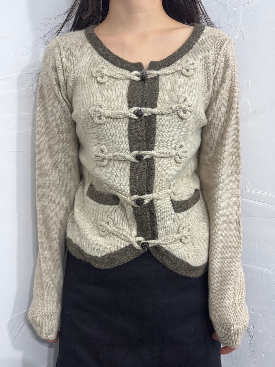 discoat oriental design cardigan 상품이미지1