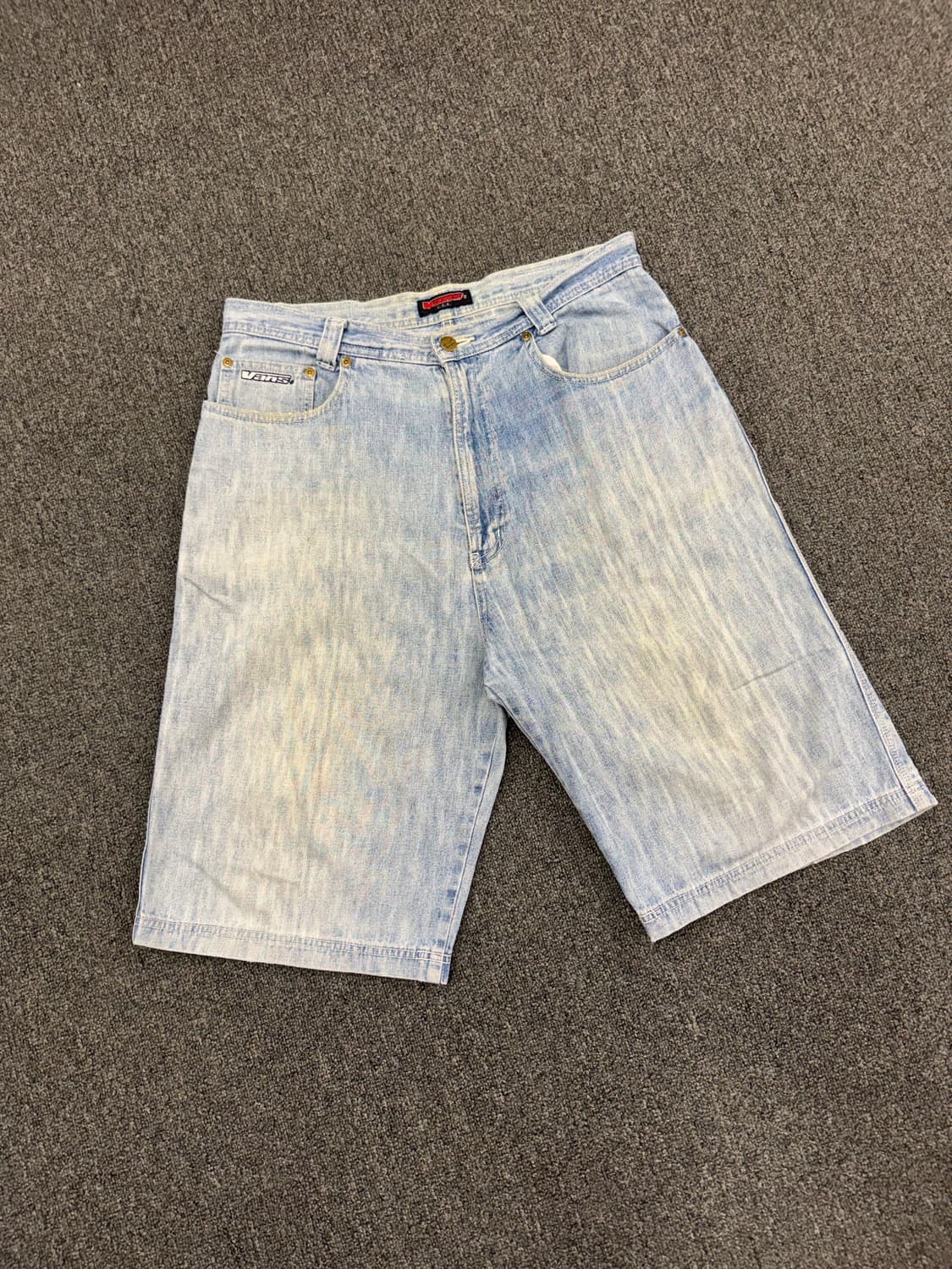 OS)Vans U.S.A 빈티지 연청 버뮤다 데님 팬츠 상품이미지3