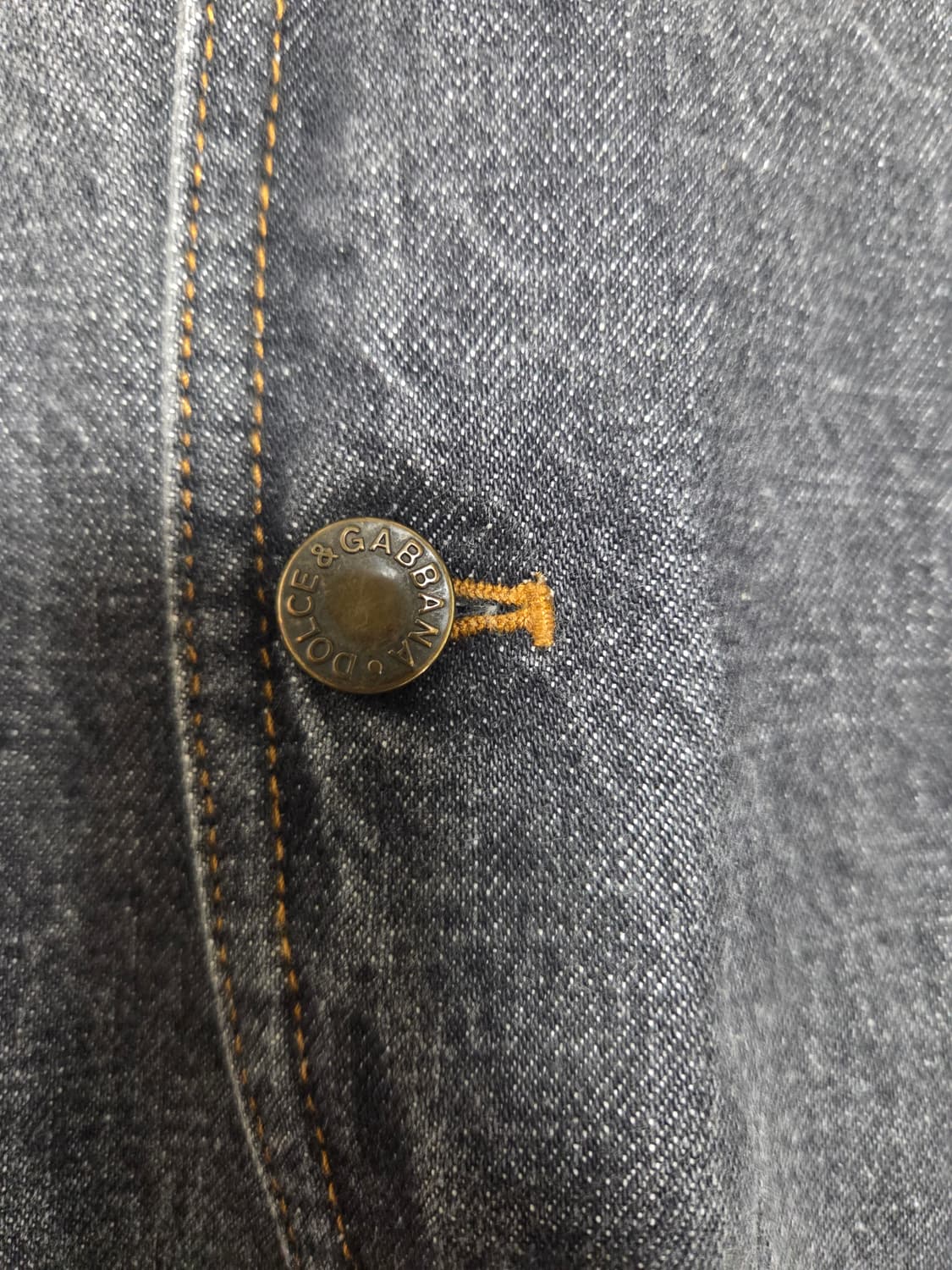 90s 돌체앤가바나 워싱 데님 블레이저 상품이미지7