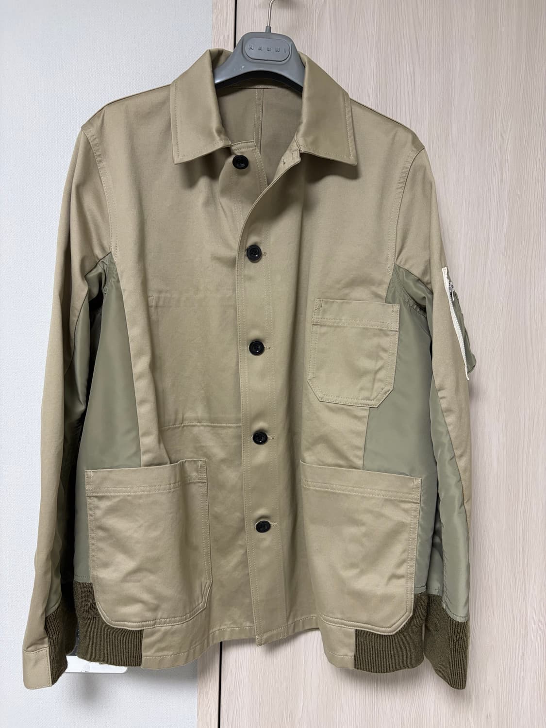 사카이 트윌 패널 자켓 베이지 2(100~105) 상품이미지4