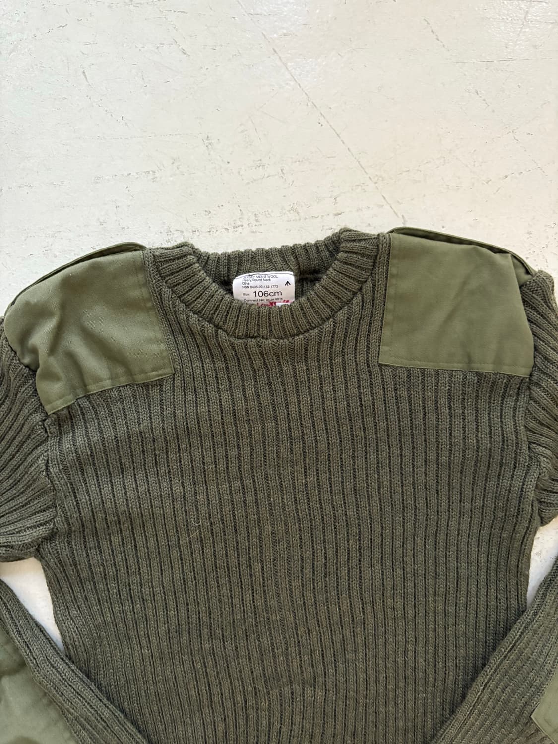 80's British Army Wool Sweater. 상품이미지3
