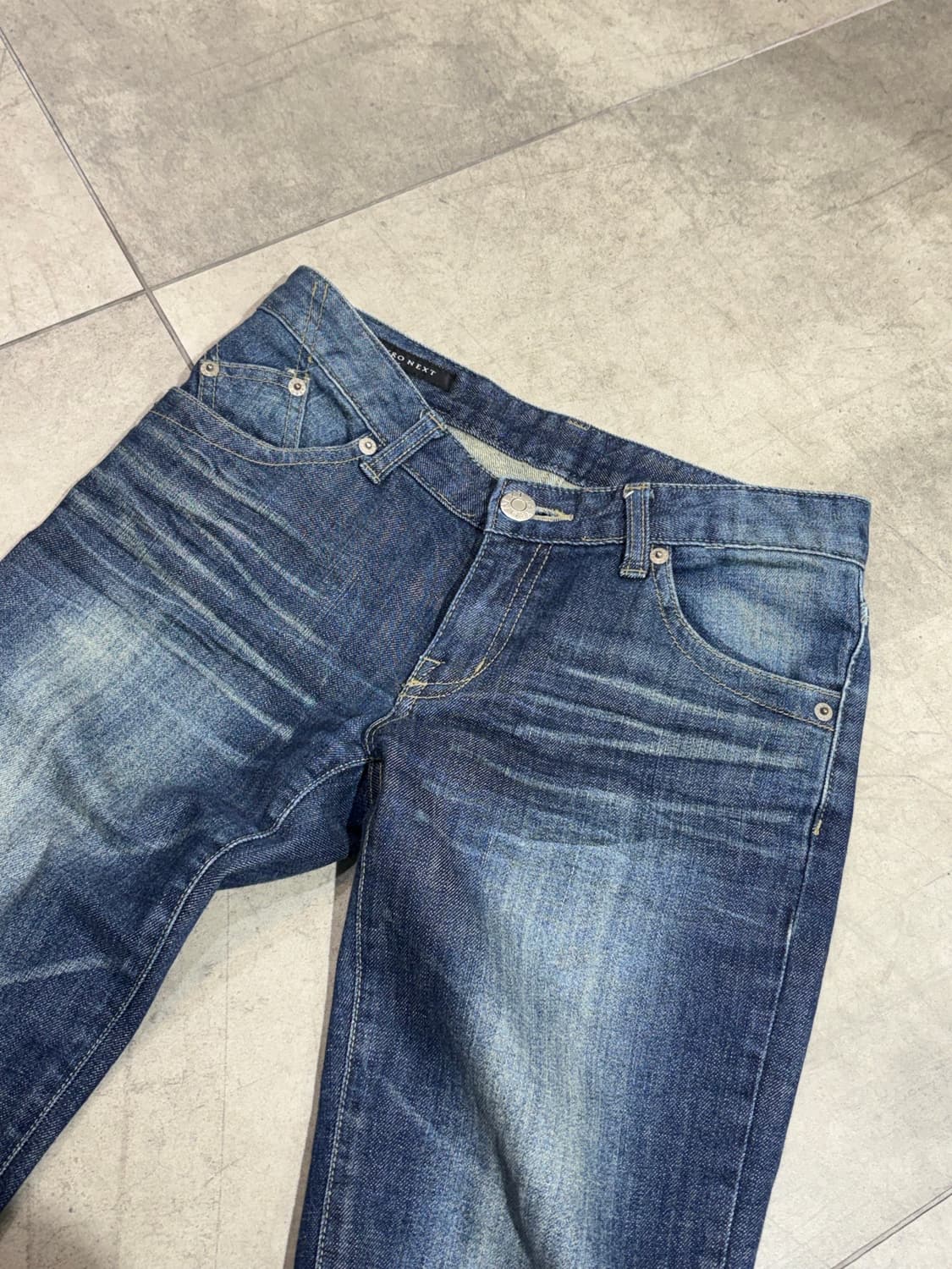 Y2k 부츠컷 데님 팬츠 상품이미지4