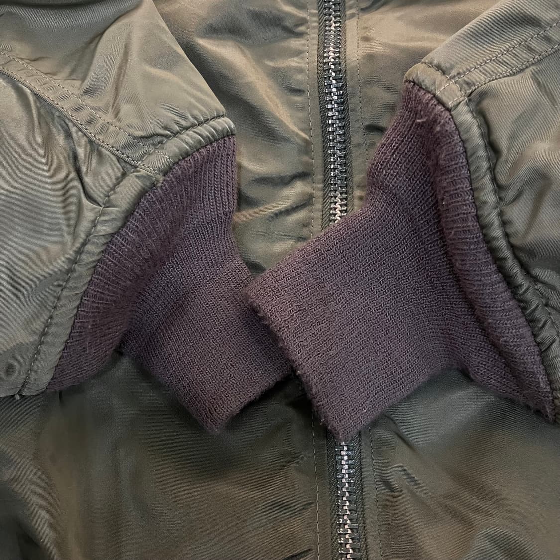 Schott 쇼트 카키 ma-1 항공 점퍼 M 상품이미지6