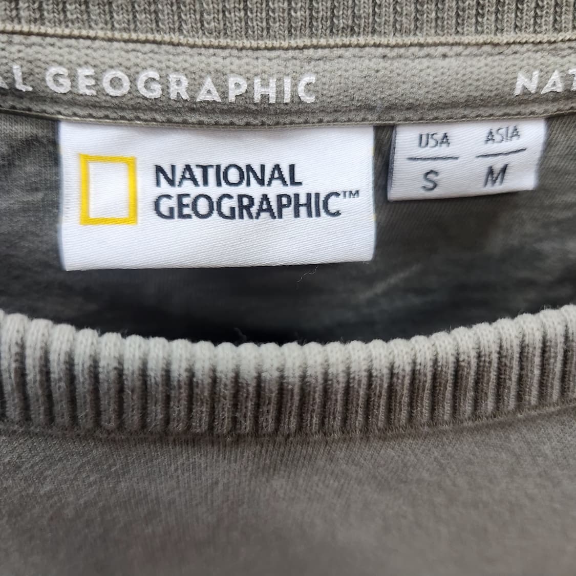 내셔널지오그래픽 로고와펜 맨투맨 M(XL) 상품이미지6