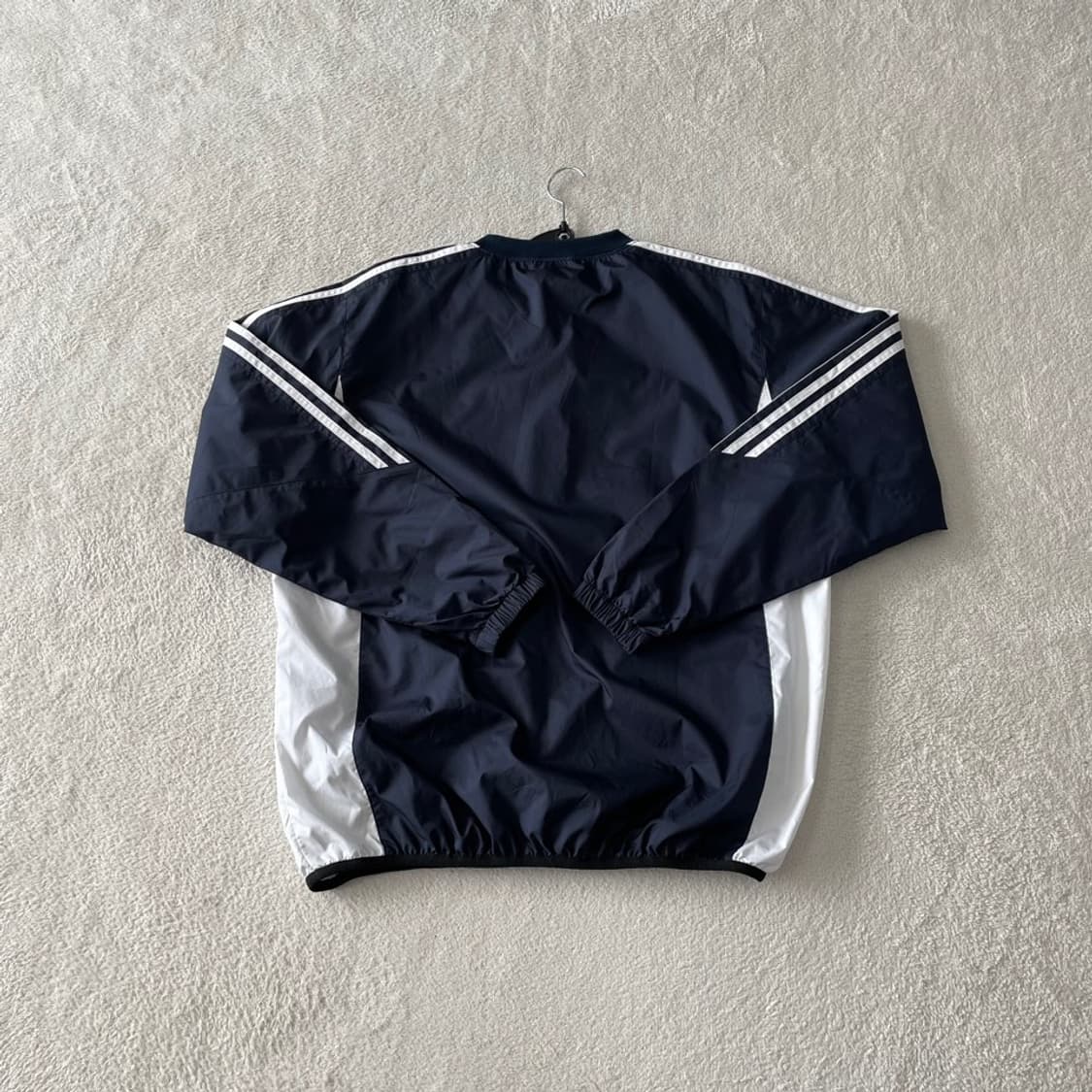 L 아디다스 웜업 바람막이 네이비 올드스쿨 100 상품이미지9