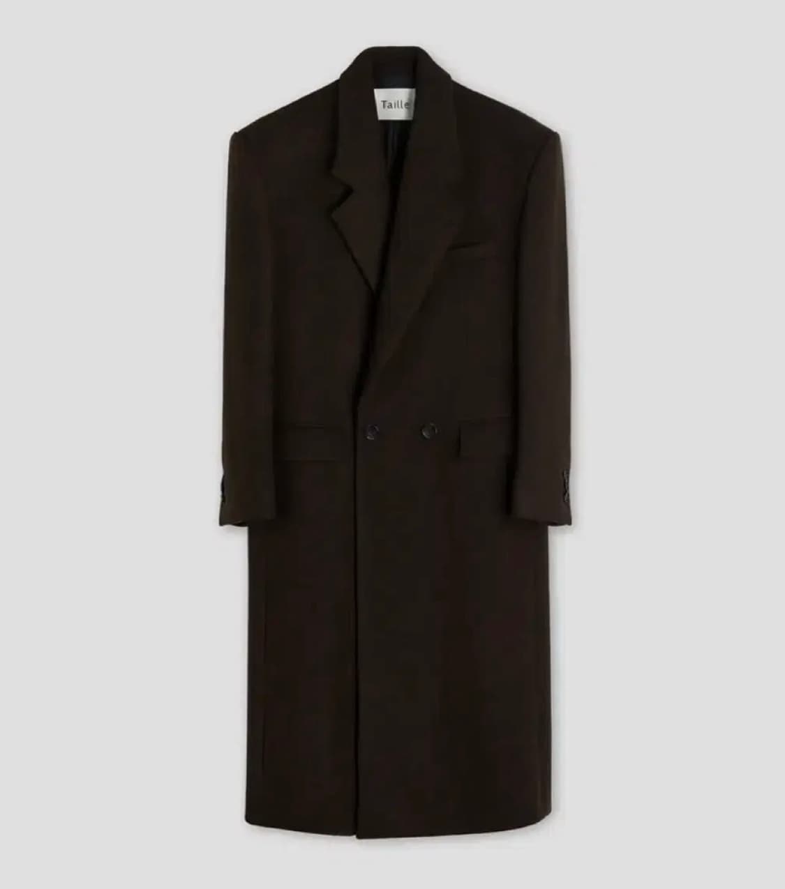 타일레 24fw 더블 브레스트 코트 2사이즈 브라운 상품이미지1