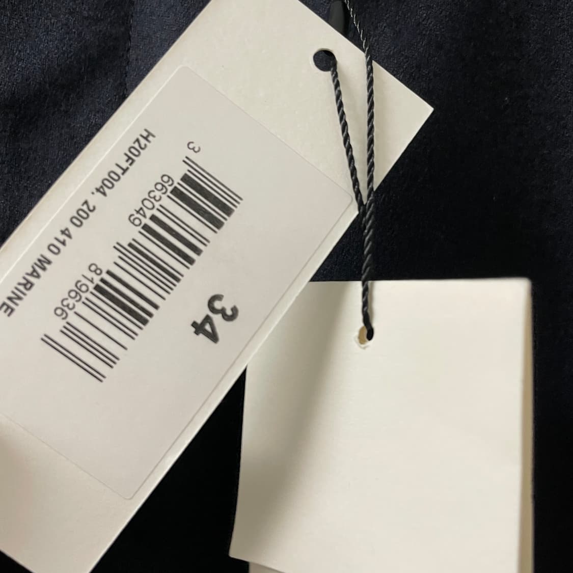 AMI 아미 네이비 슬랙스 새상품 34(W) 상품이미지5