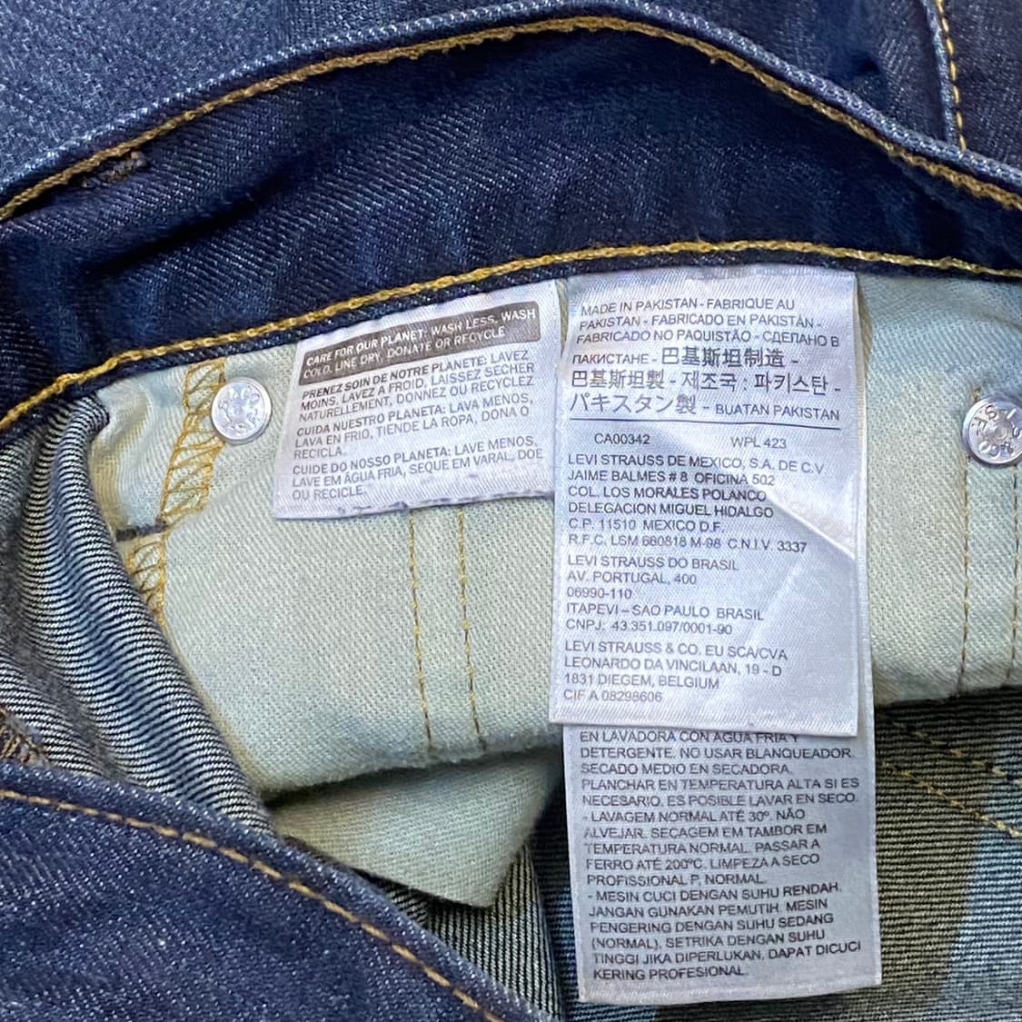 USA 빈티지 리바이스 511 청바지 상품이미지3