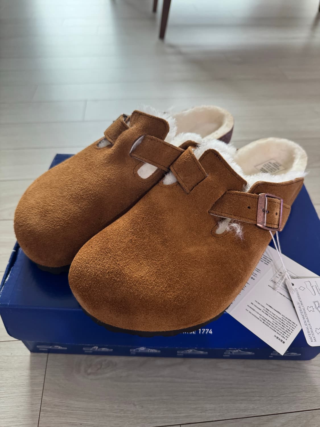 (새제품)버켄스탁 보스톤 시어링 밍크 컬러43( 280) 상품이미지1