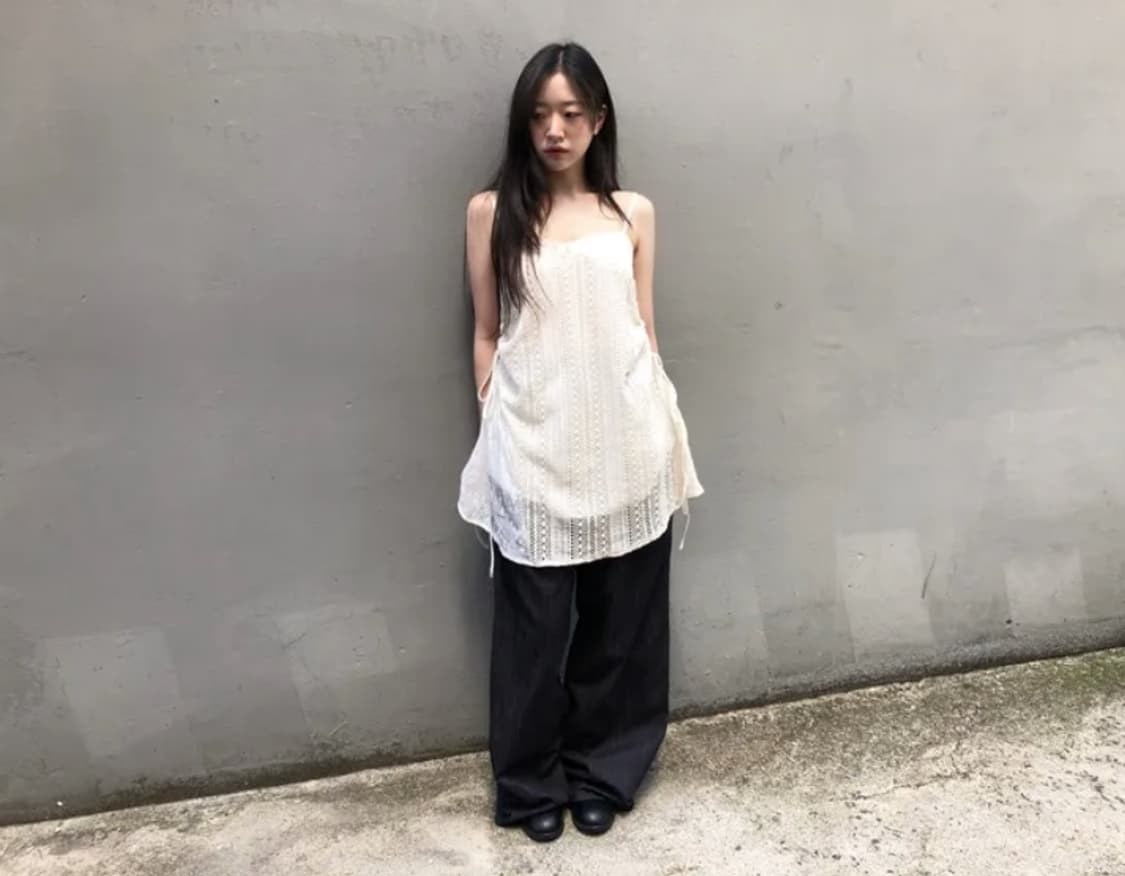 새상품) 그린씨 페어리 레이스 셔링 원피스 상품이미지1