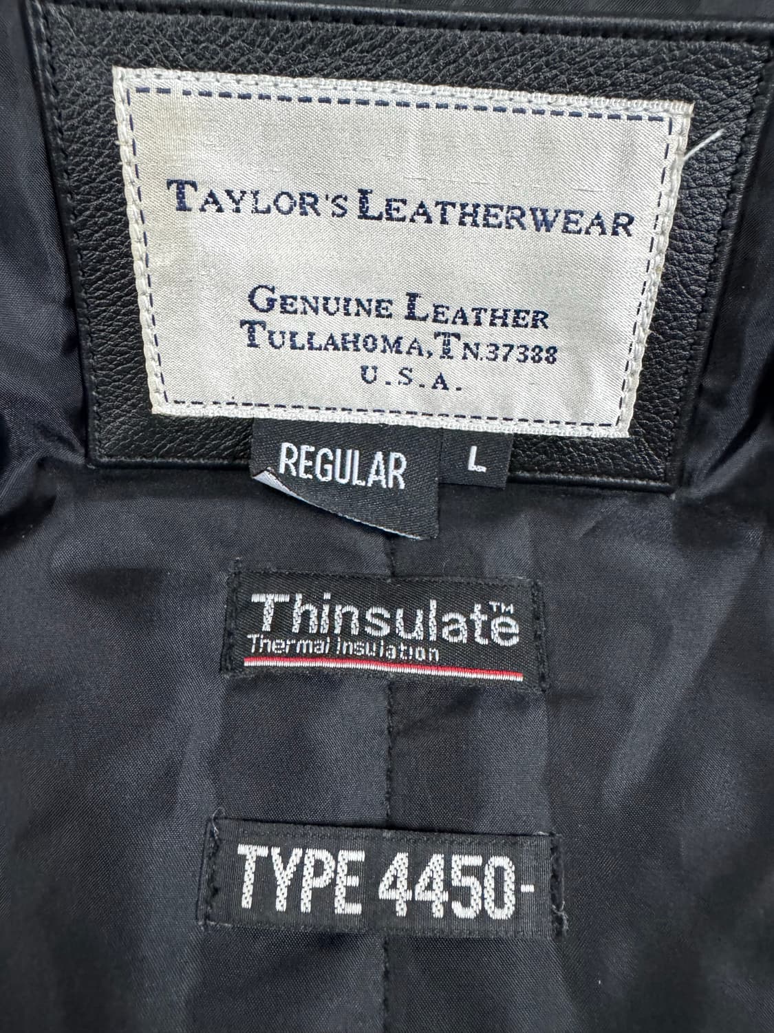 Talors leatherwear 시카고 폴리스 레더자켓 L 상품이미지7