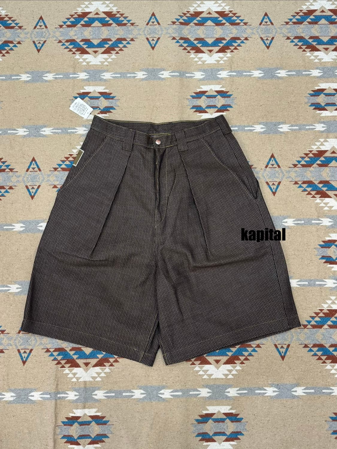 [2][M] 캐피탈 센츄리 버뮤다 데님 쇼츠 브라운  상품이미지1