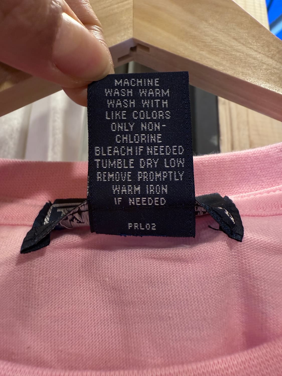 폴로 랄프로렌 연두포니 핑크 크롭 티셔츠 상품이미지3