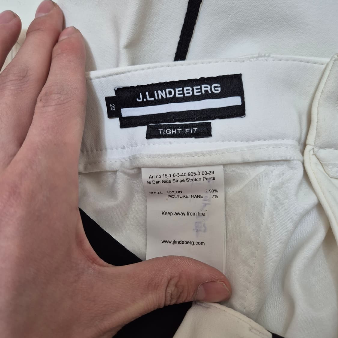 제이린드버그 골프웨어 사이드라인 타이트핏 골프바지 (29) 상품이미지7