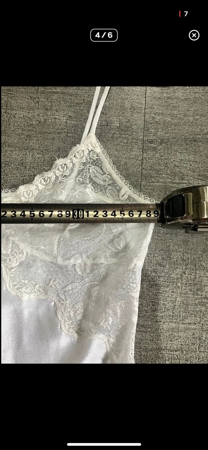 디올 오네갸루 핀터깔 핏 레전드 레이스 슬리브리스 나시 상품이미지4