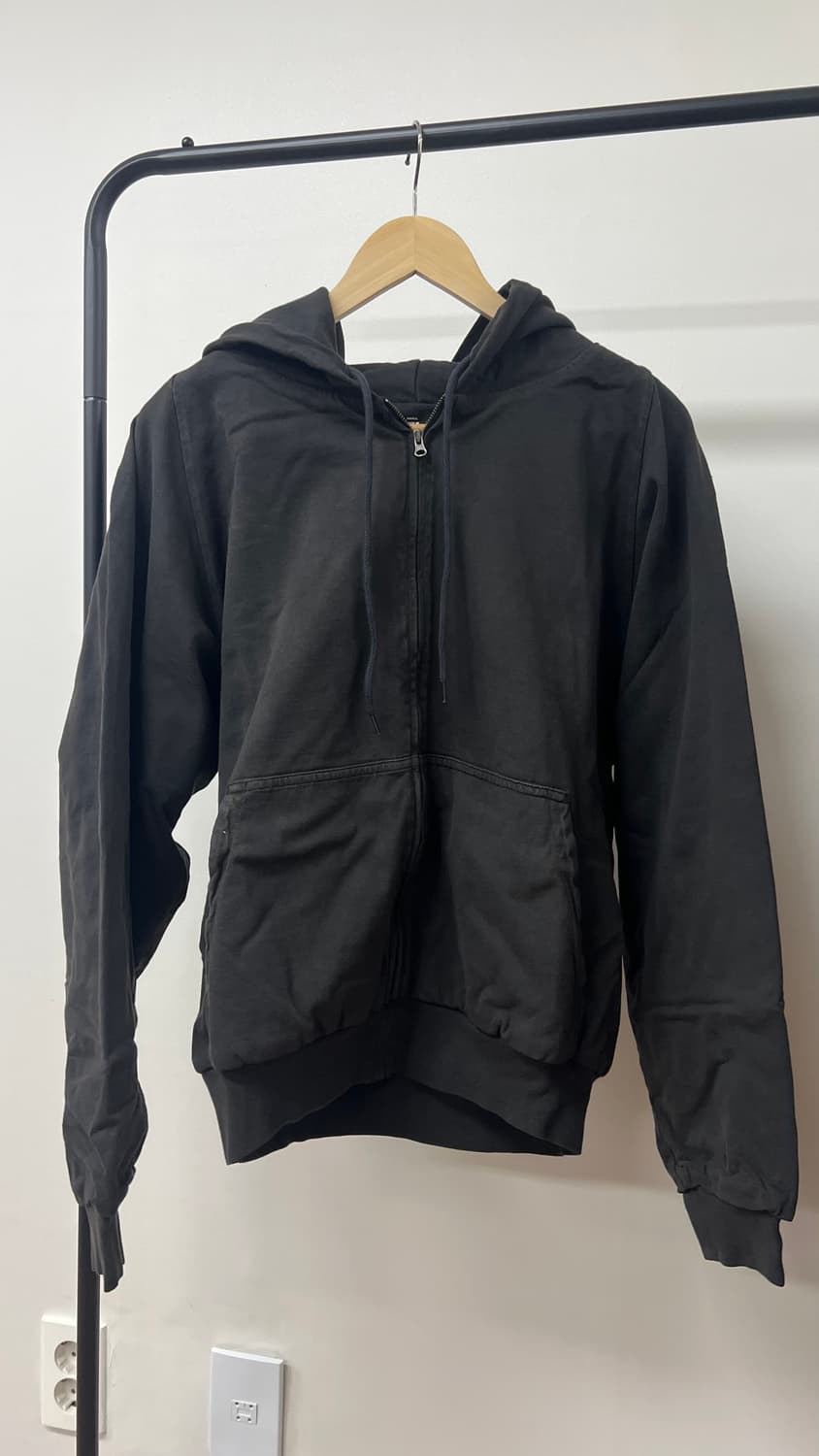 (새상품)이지갭 후드집업 블랙S 상품이미지1