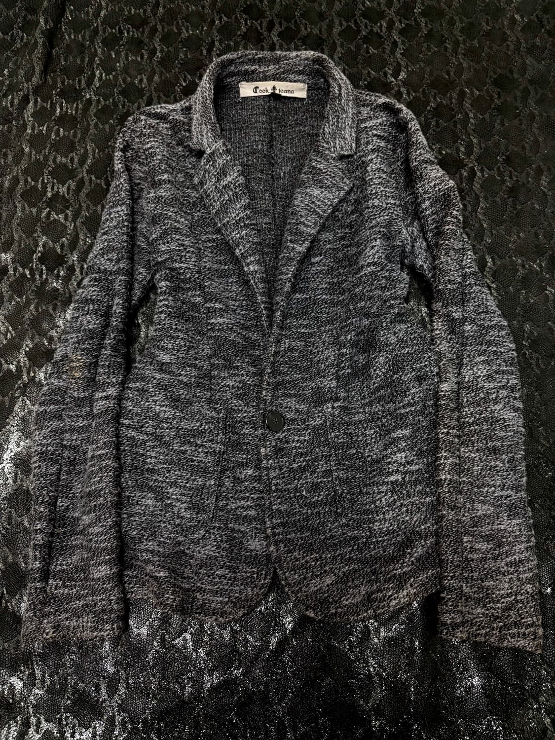 “Cook Jeans” 00’s V-Kei Mood Grey Cardig 상품이미지1