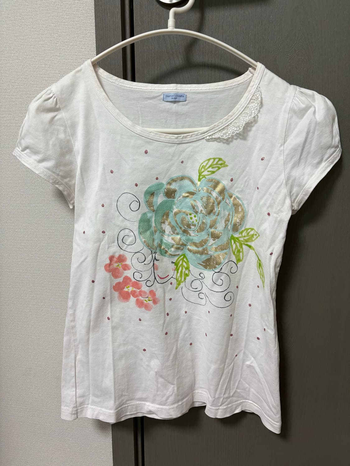 츠모리치사토 슬립 티셔츠 상품이미지1