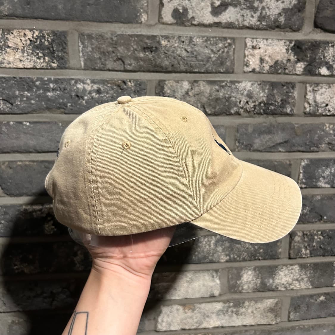 폴로 랄프로렌 아이코닉 치노 볼캡 모자 탄 베이지 상품이미지6