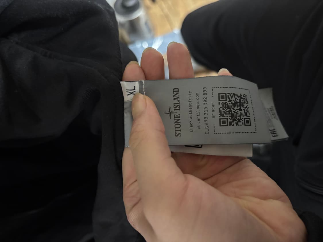 22 fw 스톤아일랜드 클링클랩스 자켓 오버셔츠 블랙 상품이미지4